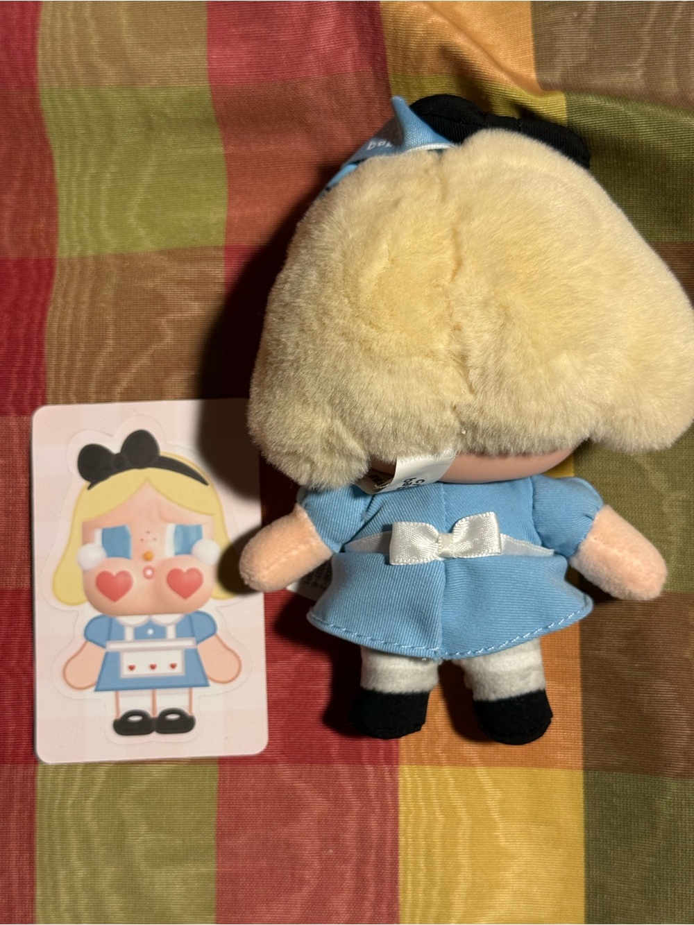 Pop mart Cry Baby Crying Again Confirmed She's Alice Keychain (No Box) - Picture 2 of 5